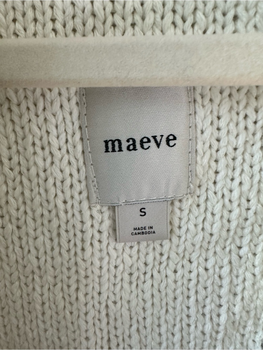 Maeve Shawl Collar American Flag
Cardigan Sweater SZ S - Picture 4 of 7